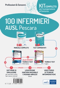 Kit concorso 100 Infermieri AUSL Pescara: Il manuale dei concorsi per infermiere-Test e procedure dei concorsi per Infermiere-La prova a test logico-attitudinale-La prova di informatica-Test e procedure dei concorsi per Infermiere - Librerie.coop