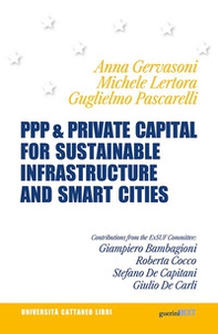 PPP & private capital for sustainable infrastructure and smart cities. Ediz. italiana e inglese - Librerie.coop