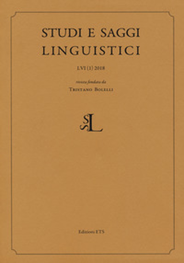 Studi e saggi linguistici - Vol. 1 - Librerie.coop Studi e saggi linguistici - Vol. 1 - Librerie.coop
