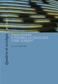 Quaderni di sociologia - Vol. 97 - Librerie.coop