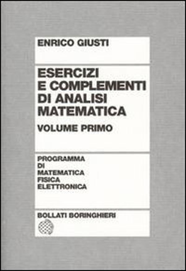Esercizi e complementi di analisi matematica - Vol. 1 - Librerie.coop Esercizi e complementi di analisi matematica - Vol. 1 - Librerie.coop