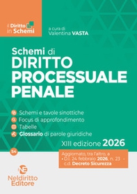 Schemi di procedura penale 2026 - Librerie.coop