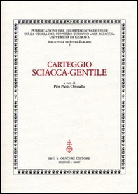 Carteggio Sciacca-Gentile - Librerie.coop