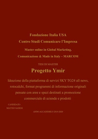 Progetto Ymir. MARCOM - Librerie.coop Progetto Ymir. MARCOM - Librerie.coop