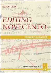 Editing Novecento - Librerie.coop Editing Novecento - Librerie.coop