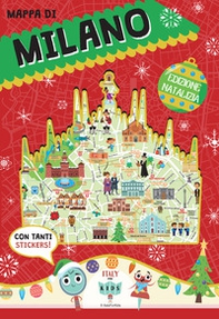 Mappa di Milano illustrata. Ediz. italiana e inglese - Librerie.coop