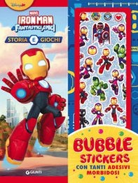 Iron Man e i suoi fantastici amici. Storia e giochi. Bubble stickers - Librerie.coop