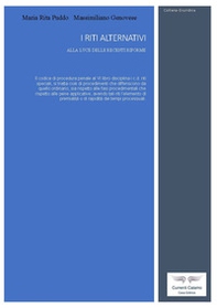 I riti alternativi. Alla luce delle recenti riforme - Librerie.coop
