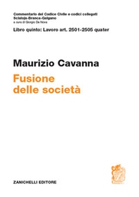 ART. 2501-2505 quater. Fusione della società - Librerie.coop