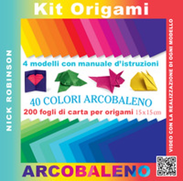 Kit origami. 40 colori arcobaleno - Librerie.coop