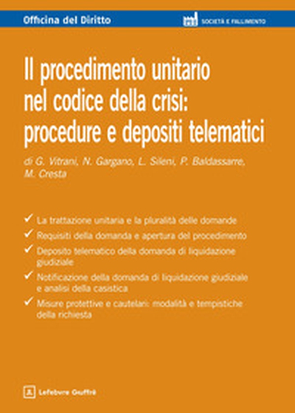 Il procedimento unitario nel codice della crisi: procedure e depositi telematici - Librerie.coop