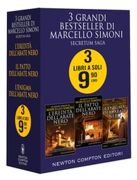 3 grandi bestseller di Marcello Simoni. Secretum Saga: L'eredità dell'abate nero-Il patto dell'abate nero-L'enigma dell'abate nero - Librerie.coop 3 grandi bestseller di Marcello Simoni. Secretum Saga: L'eredità dell'abate nero-Il patto dell'abate nero-L'enigma dell'abate nero - Librerie.coop