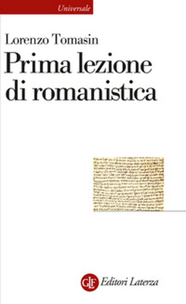 Prima lezione di romanistica - Librerie.coop Prima lezione di romanistica - Librerie.coop