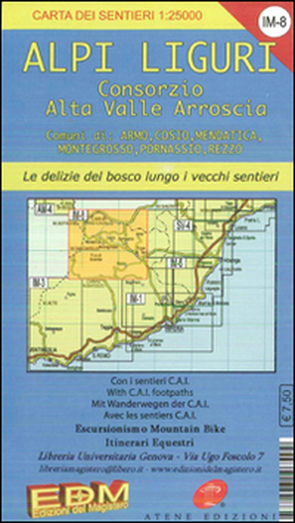 IM8 Valle Arroscia. Passeggiate, sentieri - Librerie.coop IM8 Valle Arroscia. Passeggiate, sentieri - Librerie.coop