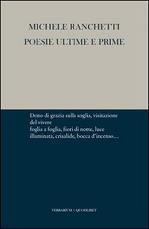 Poesie ultime e prime - Librerie.coop Poesie ultime e prime - Librerie.coop