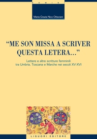 “Me son missa a scriver questa letera...“ - Librerie.coop “Me son missa a scriver questa letera...“ - Librerie.coop