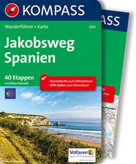 Guida escursionistica n. 5913. Jakobsweg Spanien. Con carta - Librerie.coop
