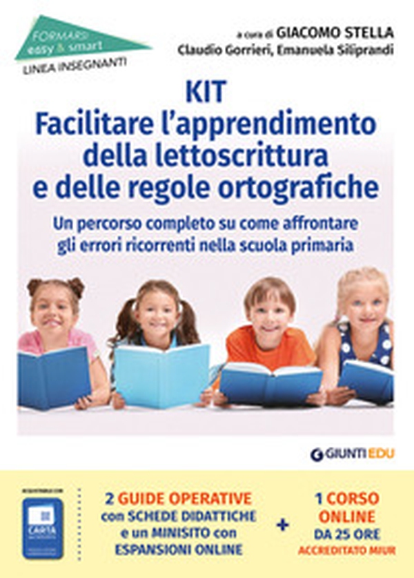 Kit per facilitare l'apprendimento della lettoscrittura e delle regole ortografiche. Un percorso completo su come affrontare gli errori ricorrenti nella scuola primaria - Librerie.coop Kit per facilitare l'apprendimento della lettoscrittura e delle regole ortografiche. Un percorso completo su come affrontare gli errori ricorrenti nella scuola primaria - Librerie.coop