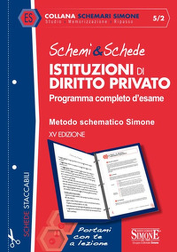 Schemi & schede di istituzioni di diritto privato. Programma completo d'esame - Librerie.coop Schemi & schede di istituzioni di diritto privato. Programma completo d'esame - Librerie.coop