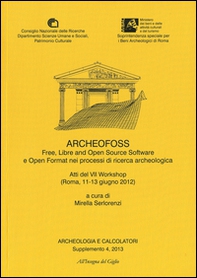 Archeologia e calcolatori (2013). Supplemento - Vol. 4 - Librerie.coop