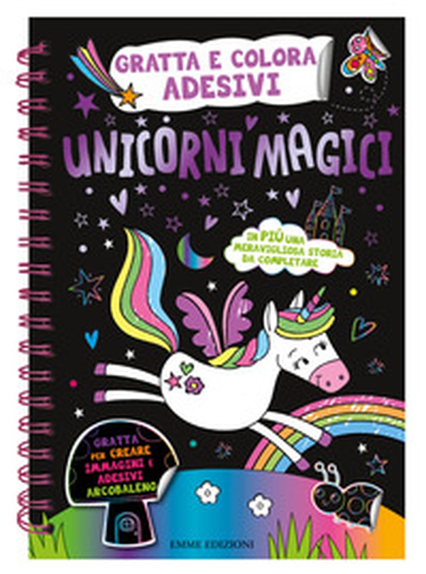 Unicorni magici. Gratta e colora adesivi - Librerie.coop Unicorni magici. Gratta e colora adesivi - Librerie.coop
