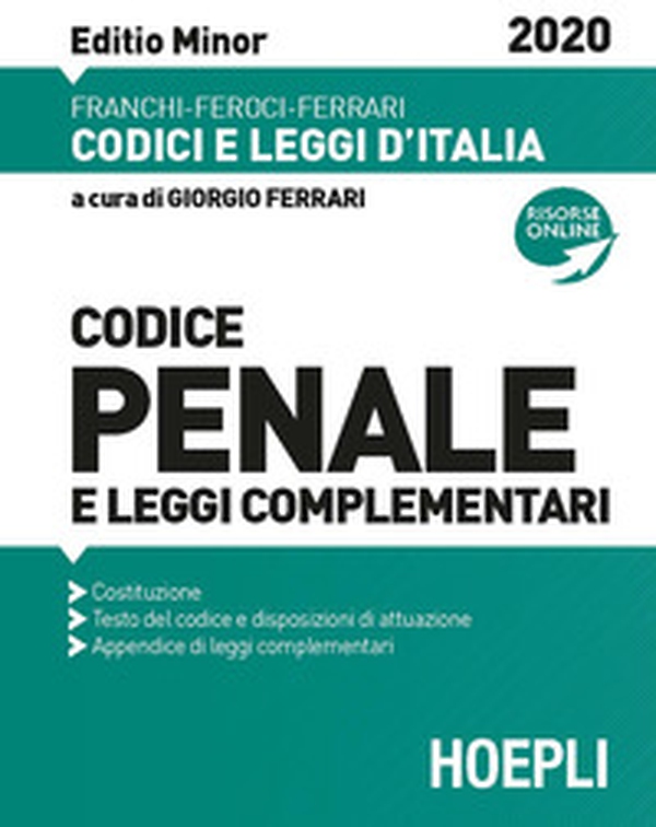 Codice penale e leggi complementari. Ediz. minor - Librerie.coop Codice penale e leggi complementari. Ediz. minor - Librerie.coop