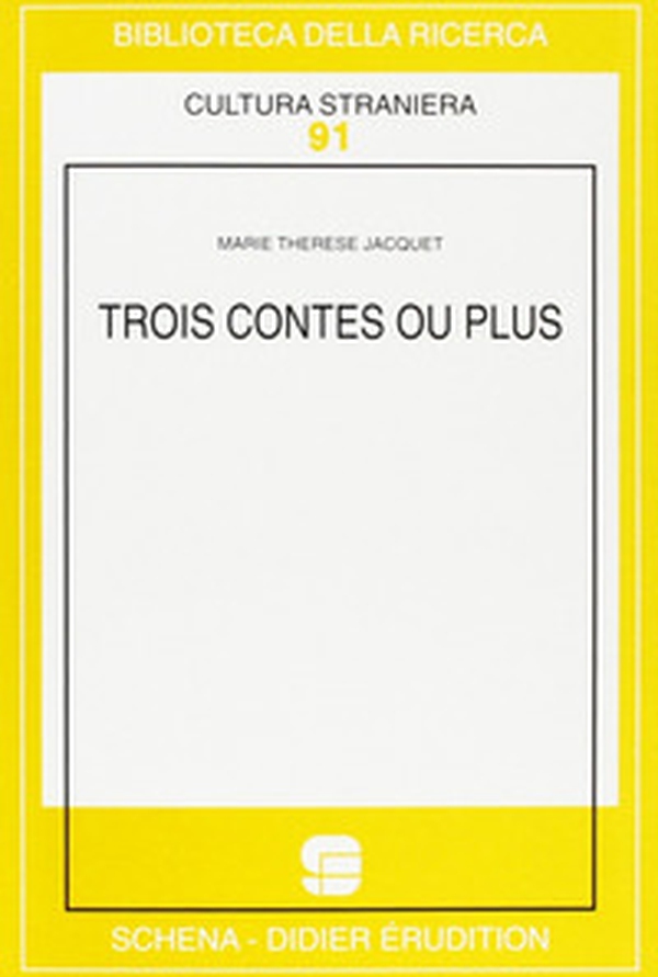 Trois contes ou plus - Librerie.coop Trois contes ou plus - Librerie.coop