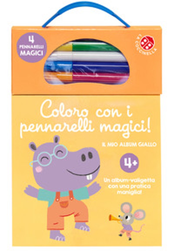 Coloro con i pennarelli magici 4+. Il mio album giallo - Librerie.coop