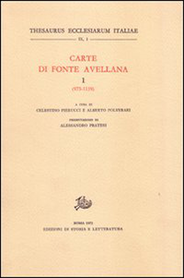 Carte di Fonte Avellana - Vol. 1 - Librerie.coop Carte di Fonte Avellana - Vol. 1 - Librerie.coop
