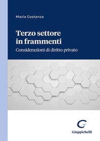 Terzo settore in frammenti. Considerazioni di diritto privato - Librerie.coop