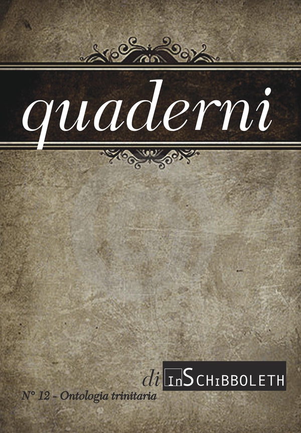 Ontologia trinitaria (2019-2) - Librerie.coop Ontologia trinitaria (2019-2) - Librerie.coop