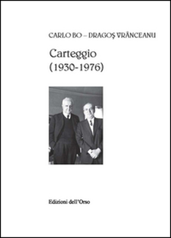 Carteggio (1930-1976) - Librerie.coop Carteggio (1930-1976) - Librerie.coop