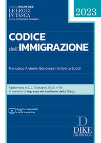 Codice dell'immigrazione 2023 - Librerie.coop