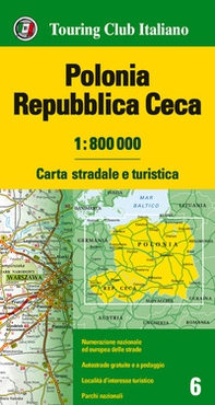 Polonia, Repubblica Ceca 1:800.000. Carta stradale e turistica - Librerie.coop