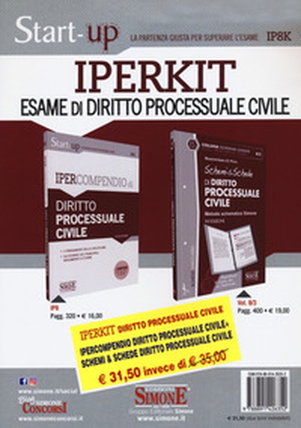 Iperkit esame di diritto processuale civile. Ipercompendio diritto processuale civile-Schemi & schede di diritto processuale civile - Librerie.coop Iperkit esame di diritto processuale civile. Ipercompendio diritto processuale civile-Schemi & schede di diritto processuale civile - Librerie.coop