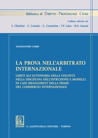 La prova nell'arbitrato internazionale - Librerie.coop