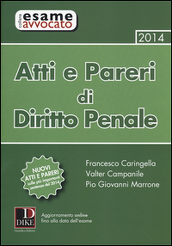 Atti e pareri di diritto penale - Librerie.coop Atti e pareri di diritto penale - Librerie.coop
