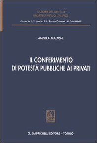 Il conferimento di potestà pubbliche ai privati - Librerie.coop
