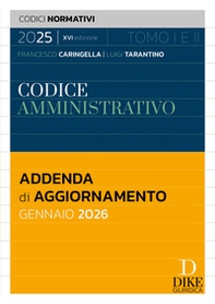 Codice amministrativo. Addenda di aggiornamento Gennaio 2026 - Librerie.coop