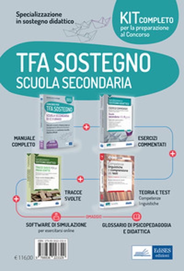 Kit completo TFA sostegno scuola secondaria. Eserciziari-Manuale-Tracce svolte - Librerie.coop Kit completo TFA sostegno scuola secondaria. Eserciziari-Manuale-Tracce svolte - Librerie.coop