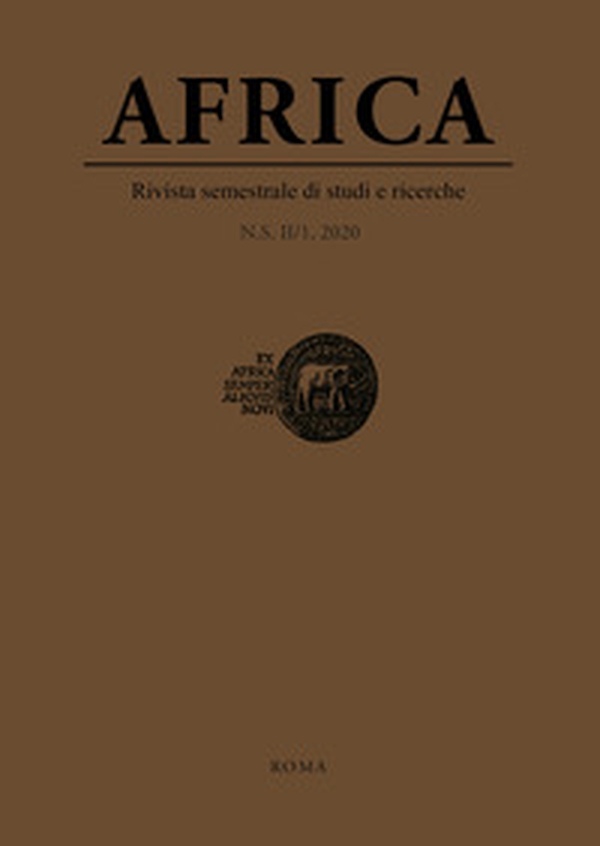 Africa. Rivista semestrale di studi e ricerche. Nuova serie - Vol. 1 - Librerie.coop Africa. Rivista semestrale di studi e ricerche. Nuova serie - Vol. 1 - Librerie.coop