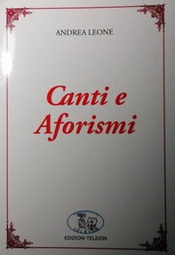 Canti e aforismi - Librerie.coop