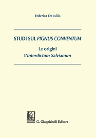 Studi sul pignus conventum - Librerie.coop