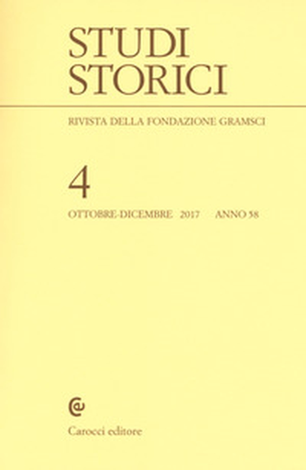 Studi storici - Vol. 58 - Librerie.coop Studi storici - Vol. 58 - Librerie.coop