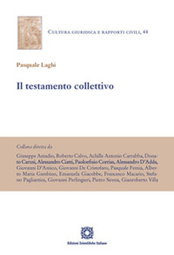 Il testamento collettivo - Librerie.coop Il testamento collettivo - Librerie.coop