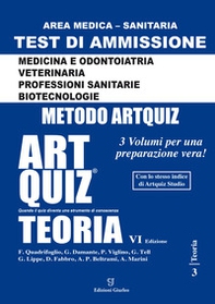 Artquiz Teoria. Test di ammissione per Medicina, Odontoiatria, Veterinaria, Professioni Sanitarie e Biotecnologie. Area medica-sanitaria - Librerie.coop