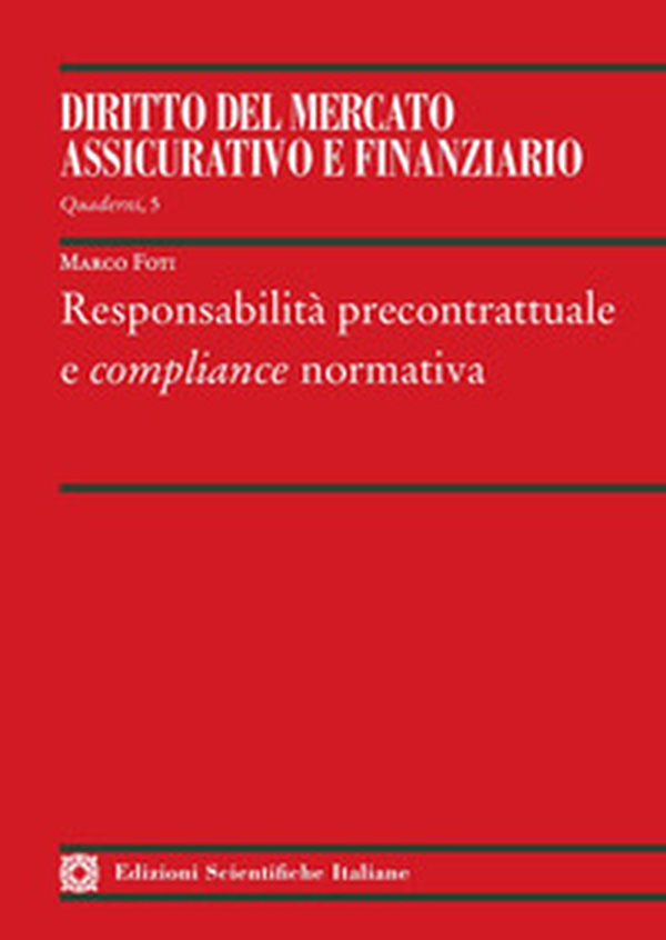 Responsabilità precontrattuale e compliance normativa - Librerie.coop Responsabilità precontrattuale e compliance normativa - Librerie.coop