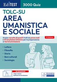 EdiTest. Area umanistica e sociale 3000 quiz - Librerie.coop