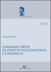 Lemmario breve di diritto ecclesiastico e canonico - Librerie.coop