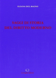 Saggi di storia del diritto moderno - Librerie.coop Saggi di storia del diritto moderno - Librerie.coop